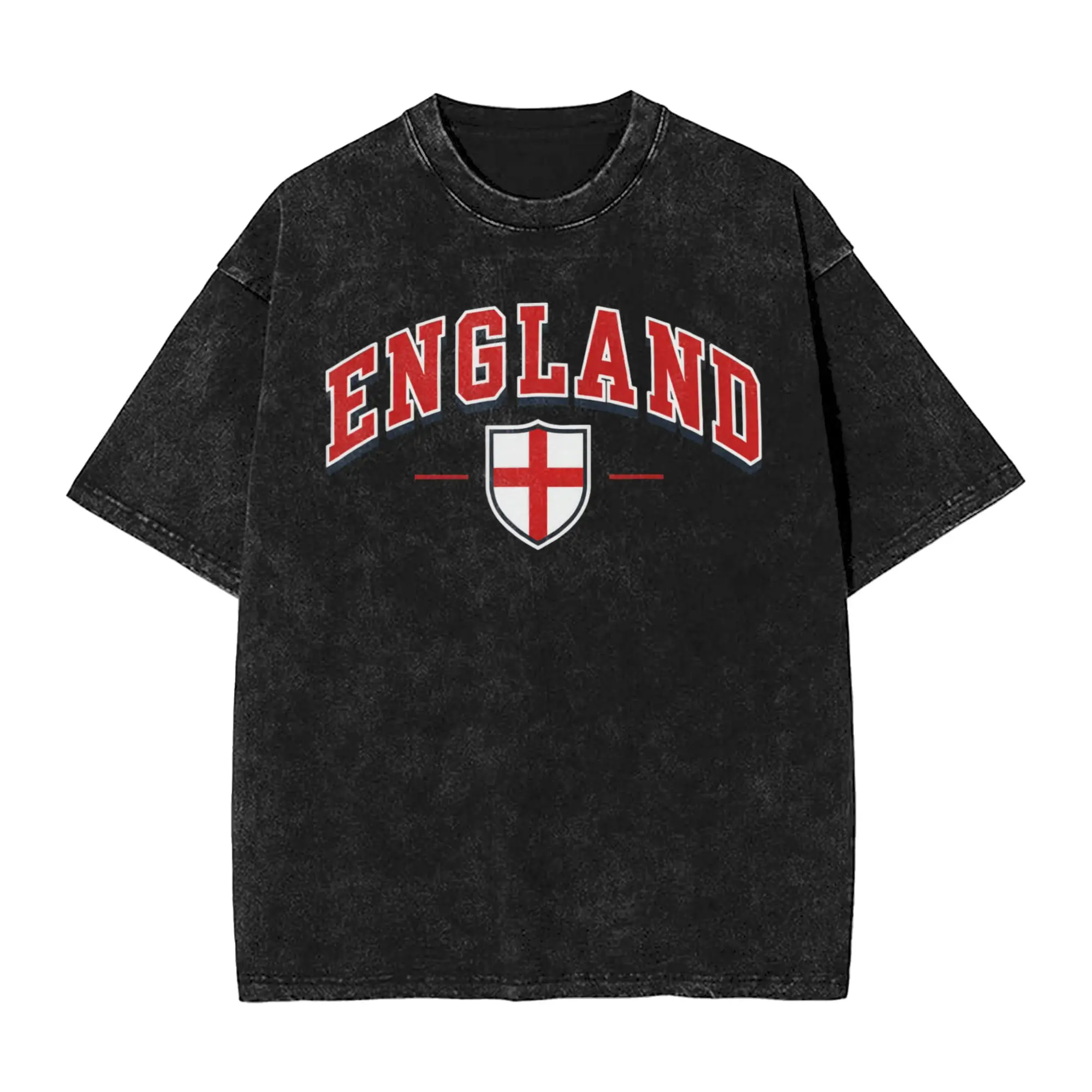 Men England English St George Flag T-Shirts Clothes Summer Street Style Short Sleeve T Shirt Crew Neck Popular Print Tee Shirt