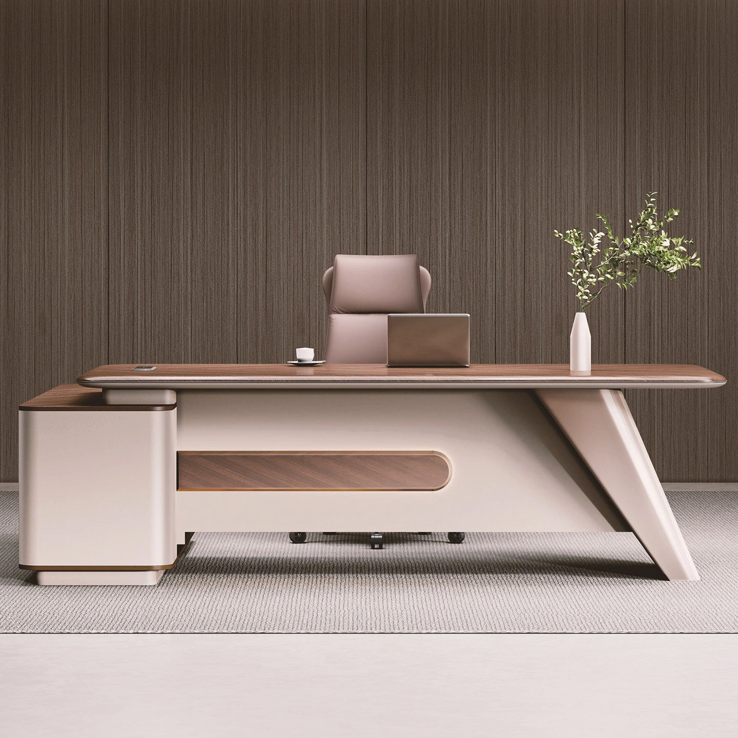 Desk Boss Table And Chair Combination Simple Modern Manager Table Cross-border Reception Desk Office Desk