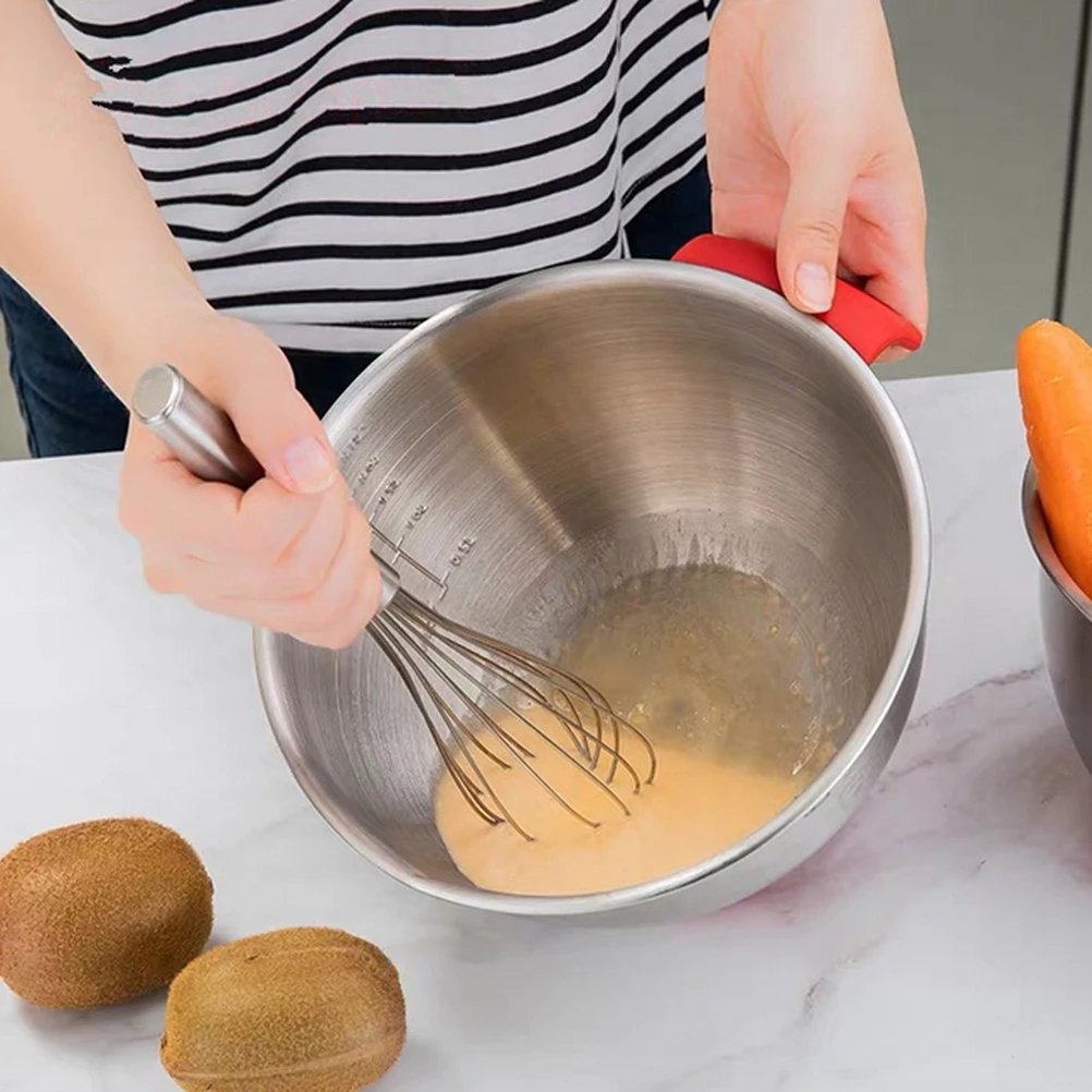 

Stainless Steel Metal Egg Mixer Manual Egg Stirrer for Home Store Kitchen Mixing Cooking Tool Metal Egg-