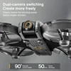 브러시리스 스크린 드론 8K HD 360 °   듀얼 카메라 5G WIFI 브러시리스 모터 장애물 회피 Foldable Quadcopter 장난감 UAV 아이 선물 3