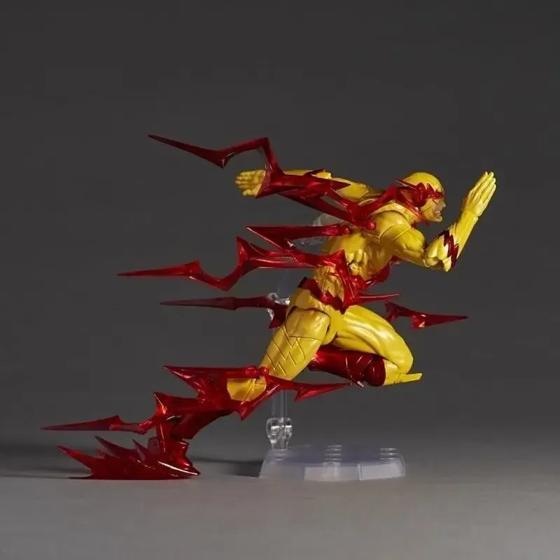 stock Reverse-Flash Action Figure The Flash Figure Revoltech Anime Amazing Yamaguchi Dolls Arkham Ko Model Collection Toys Gift