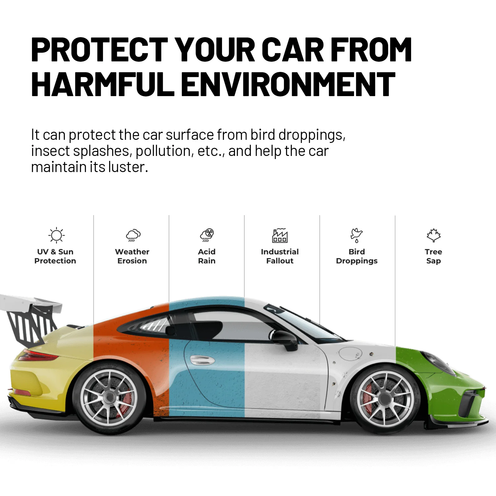 Средство для автомобильного покрытия Керамическое нанопокрытие Жидкое покрытие Кристалл Автомобильный лак Nanos Coatings Гидрофобный слой Полировальная краска Агент