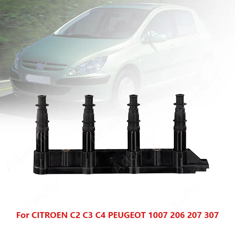 

Ignition Coil for CITROEN C2 C3 C4 PEUGEOT 1007 206 207 307 597085 9651710680 1104091 5970.85