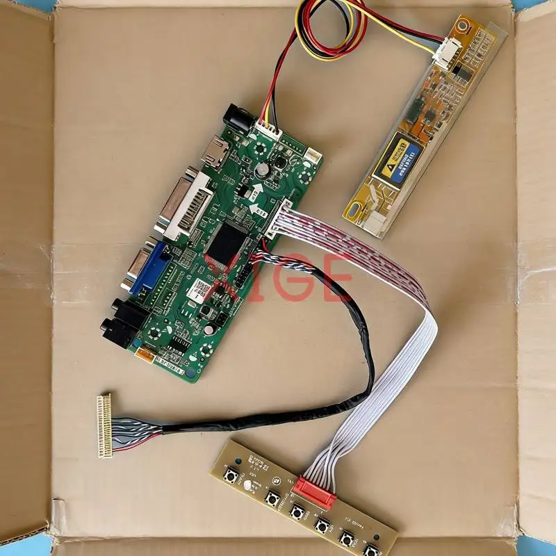 

Плата контроллера экрана для N170C2 LTN170X2 LTN170WX LTN170BT08 VGA DVI HDMI 30 контактов LVDS 1440*900 1440x900 1-CCFL Комплект DIY