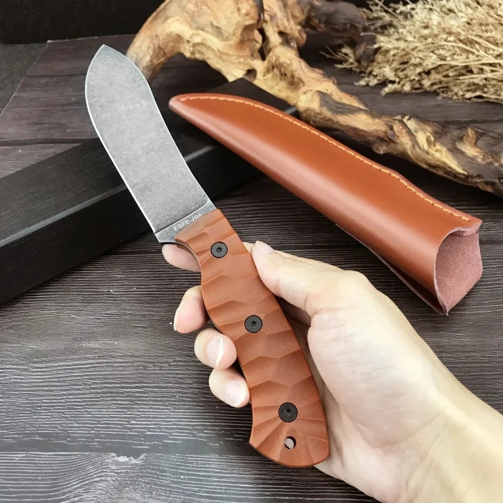 

Новый многофункциональный нож с фиксированным лезвием для кемпинга на открытом воздухе D2, стальное лезвие, инструмент для ежедневной переноски, режущий инструмент для исследования джунглей