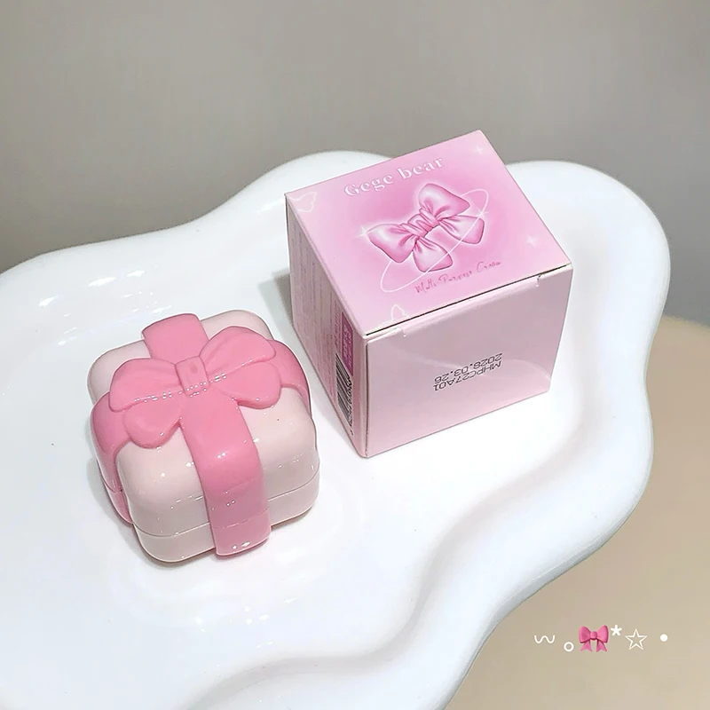 بلسم الشفاه والخد من Gege Bear Velvet غير اللامع، بلسم أحمر الخدود متعدد الاستخدامات اثنين في واحد لتطبيق جهد