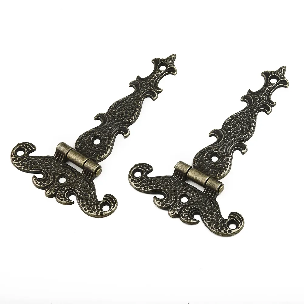 Brand New Parts Suitable Hinges Part Screws Set 11.30x6.90x0.50cm Vintage Accessory Zinc Alloy Bronze Practical