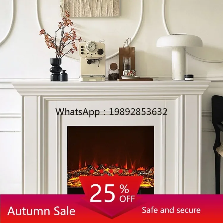 LYY Fireplace Decorative Cabinet European Style Fireplace Rack Electronic Fireplace Core Fire for Home Use