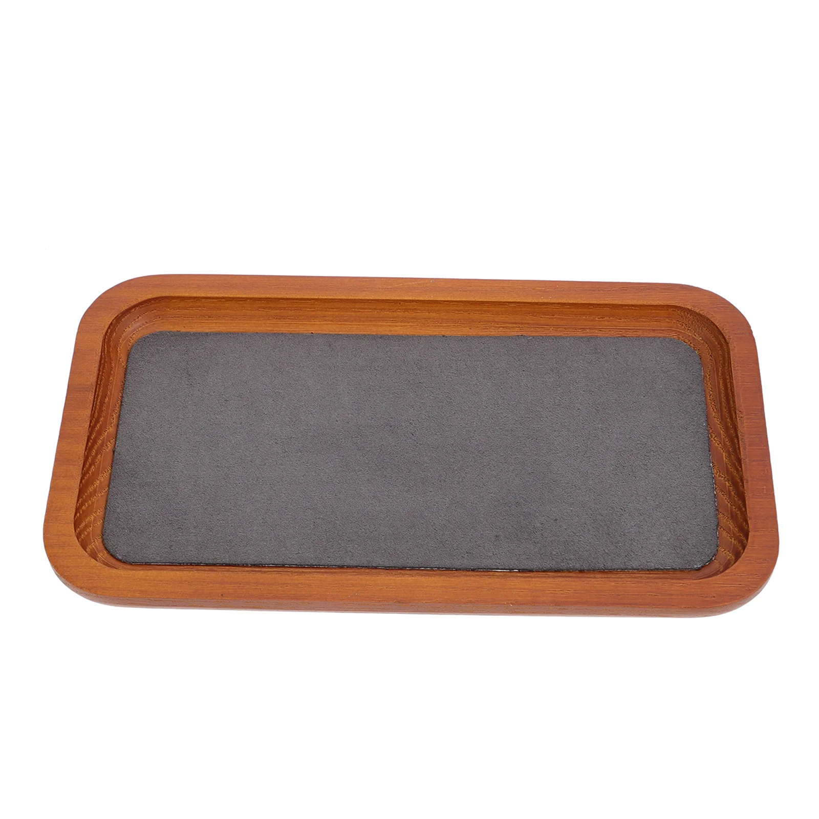 

Solid Wood Jewelry Plate Storage Tray Display Bracelet Ring Holder Wooden Container Organizer Accessories