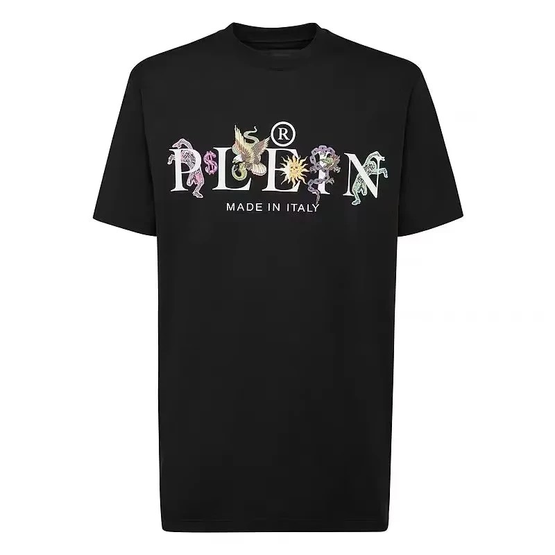 

Boys and Girls Casual Short Sleeved Sportswear High-end Brand Round Neck Pure Cotton Men Tshirt with Design Fashionable and Cool