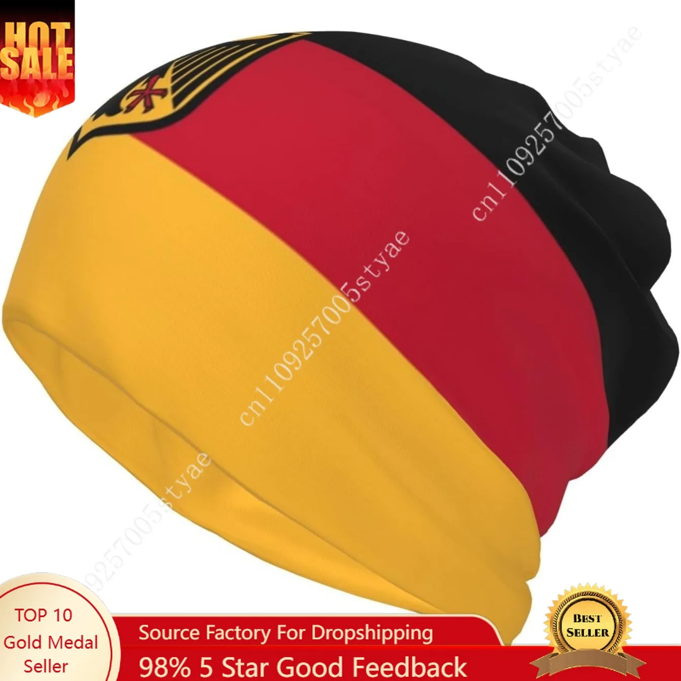 

National Flag Beanie Hat Women Knit Hats Warm Winter Caps Cuffed Beanies Fashion Ski Hats Headwear Head Wrap Cap