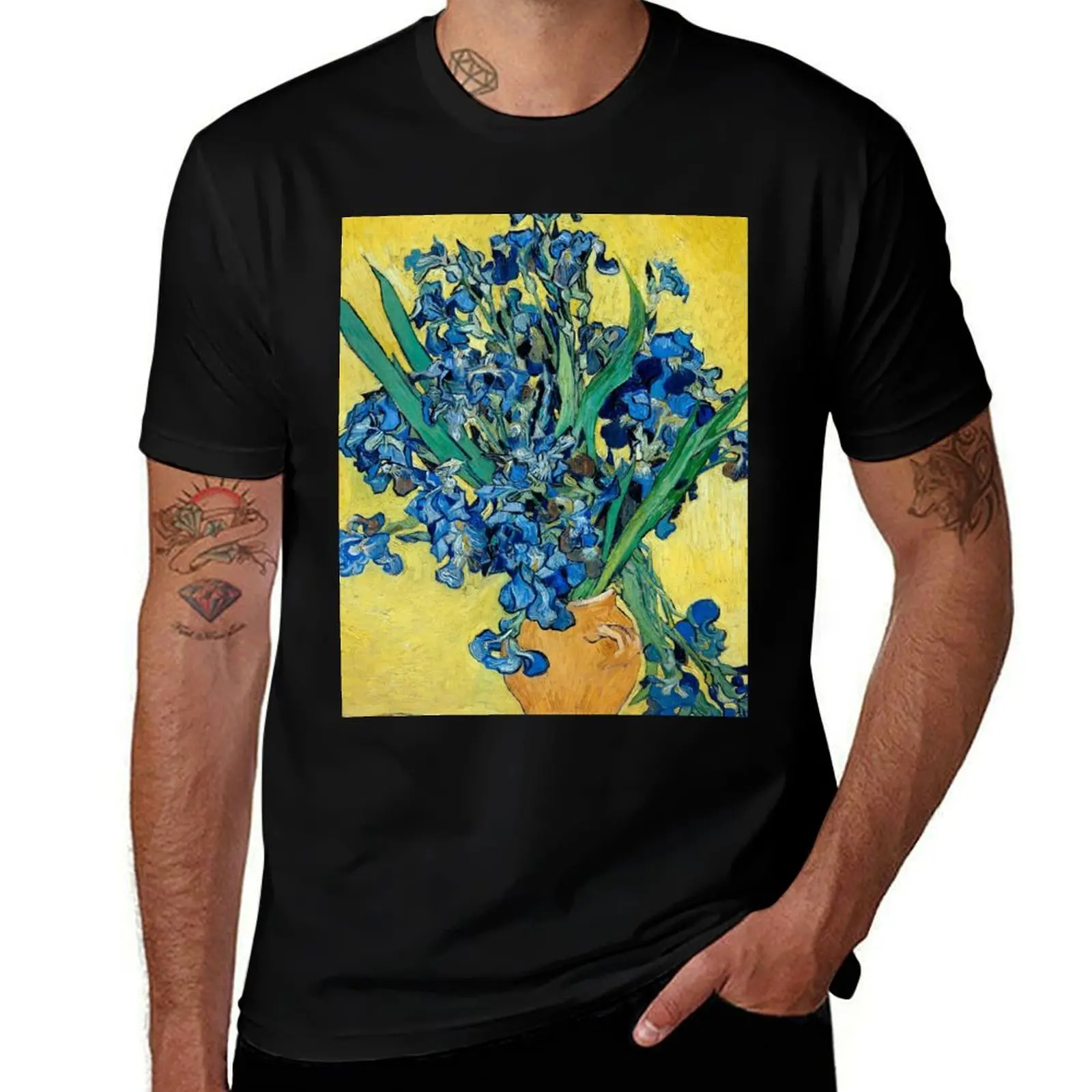 

1890-Vincent van Gogh-Irises-73,5x92 T-Shirt oversized tees valentines boutique clothes mens graphic t-shirts big and tall