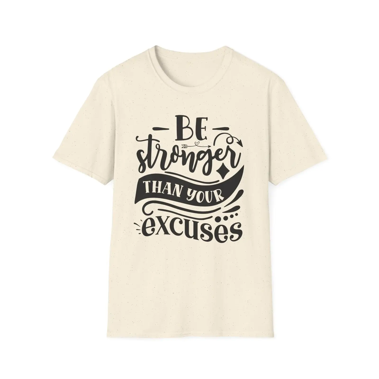 Будьте сильнее, чем Ваши извинения, Мягкая стильная мотивирующая футболка Будьте сильнее, чем Ваши извинения, Мягкая стильная мотивирующая футболка