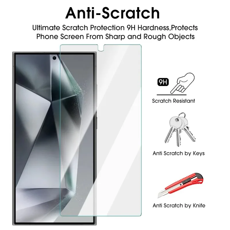 1-3PCS Screen Protector Glas Voor Samsung Galaxy S25 S24 S23 FE S24Plus S25Plus S24 Ultra Gehard glas Scherm Beschermende Film