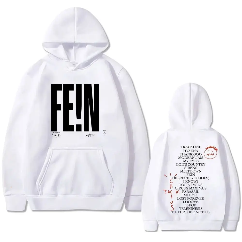 Fein Playboi Carti and Cactus Jack Utopia Print Hoodie Men Women Hip Hop Fashion Sweatshirt Male Harajuku Rap Oversized Hoodies