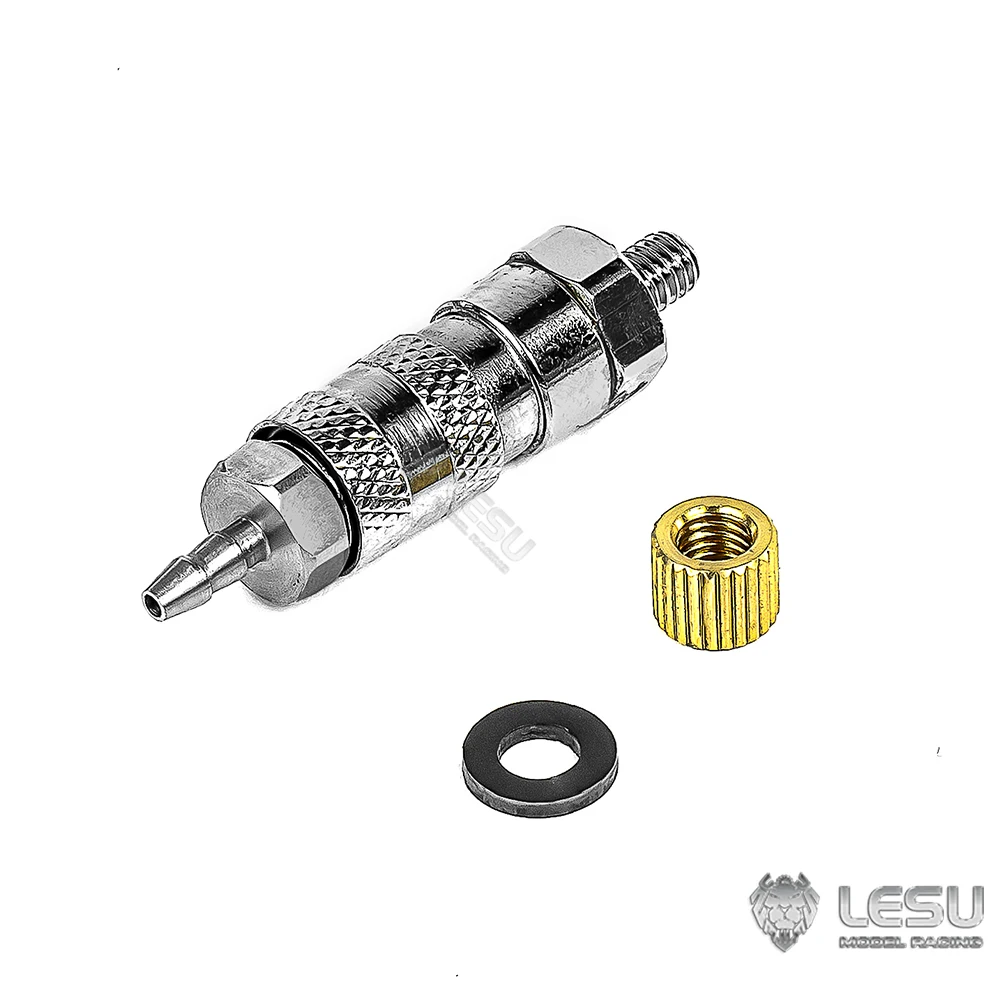 LESU metalowe szybkozłączki konwersji do 1/14 zdalnie sterowana ciężarówka hydrauliczna 2x1mm/2.5x1.5mm części zamienne akcesoria zabawki TH23106