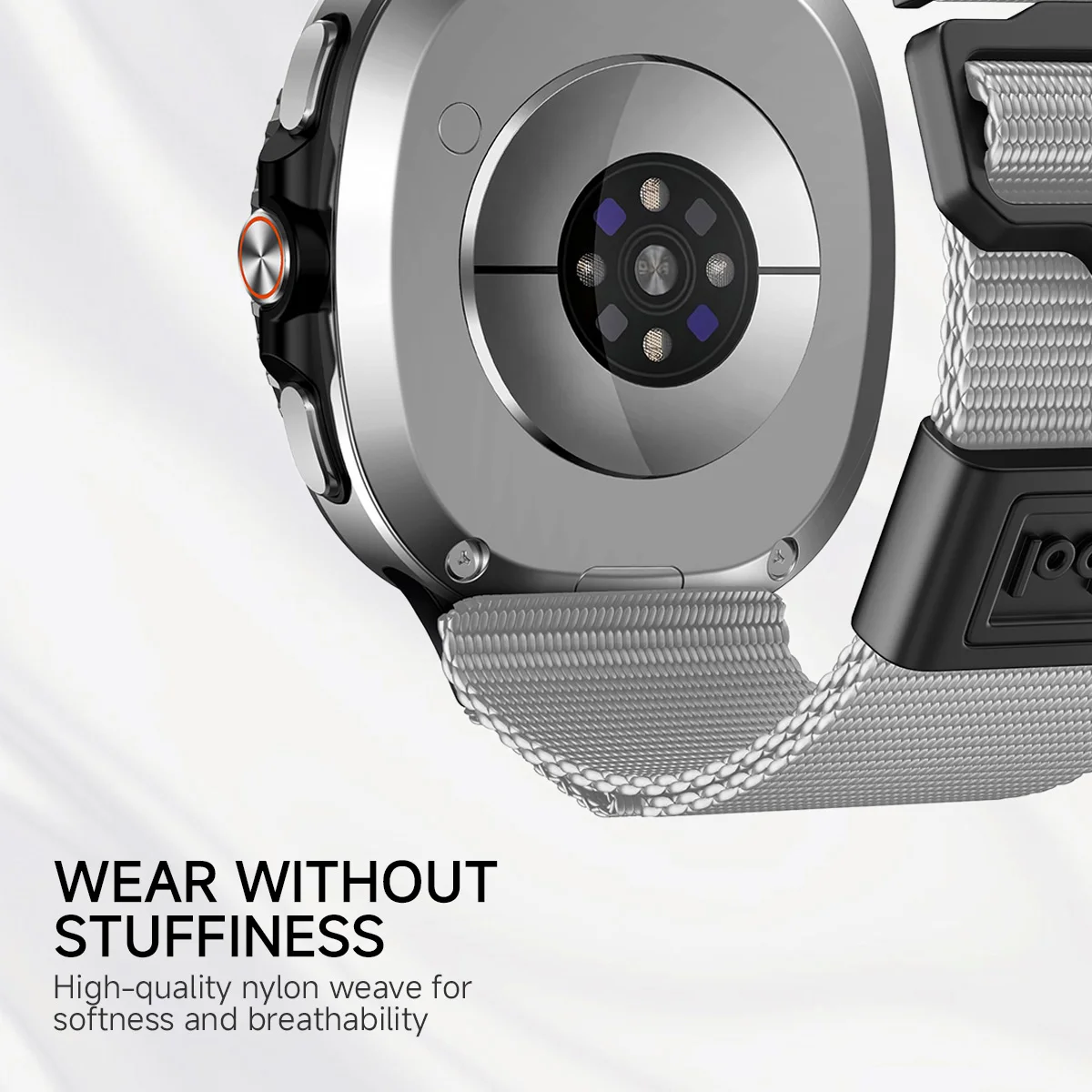 Cinturino sportivo all'aria aperta per Samsung Galaxy Watch 8 Classic 8 44mm 40mm Braccialetti per Galaxy Watch 8 Bracciale cinturino in nylon