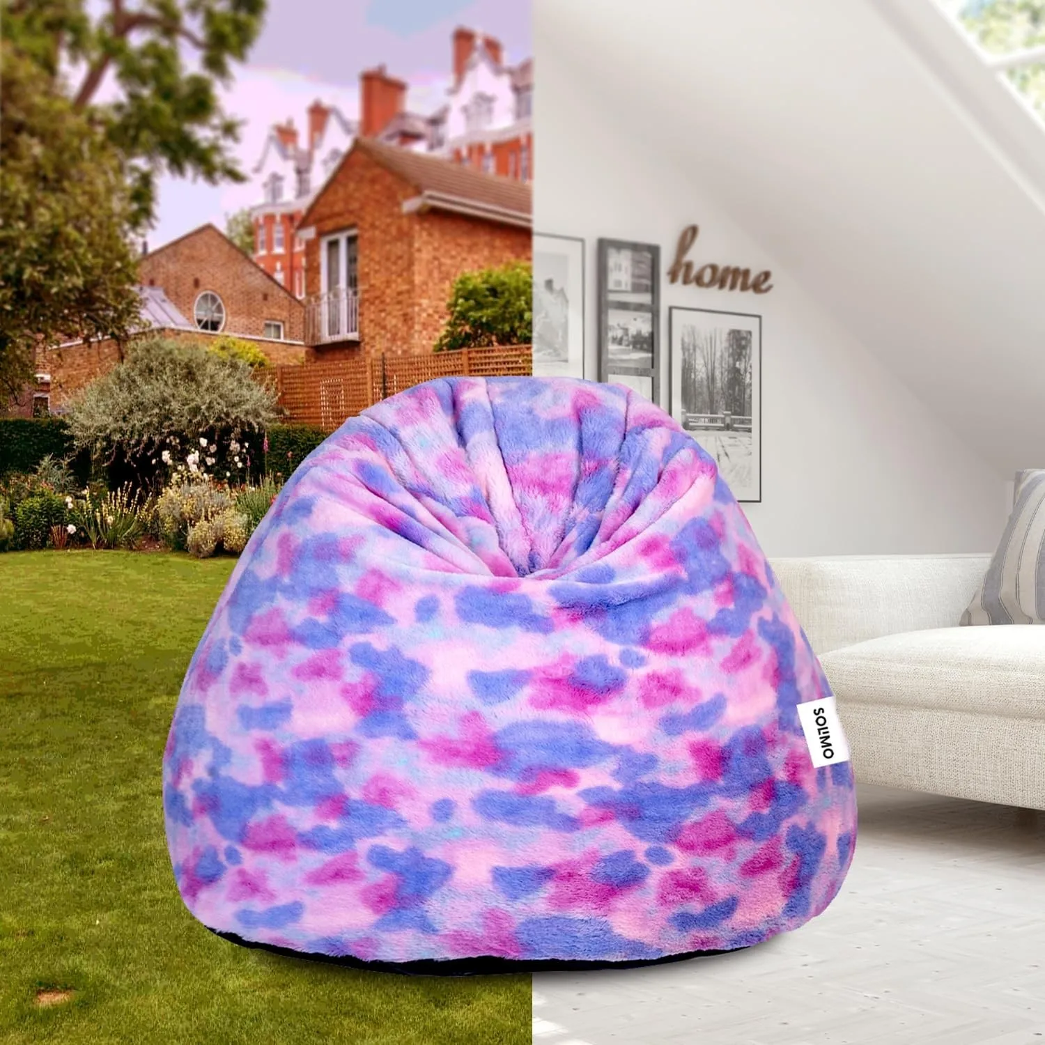 Fur Bean bag Chair Sofa cover without beans only cover XXXL For home Decor Gift