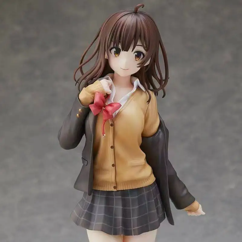Figura de Anime de Ogiwara Sayu con Afeitado. Entonces Compre una Muñeca Kawaii de Colegio, Juguete, Decoración de Chasis, Modelo, Adorno, Regalos para Otakus