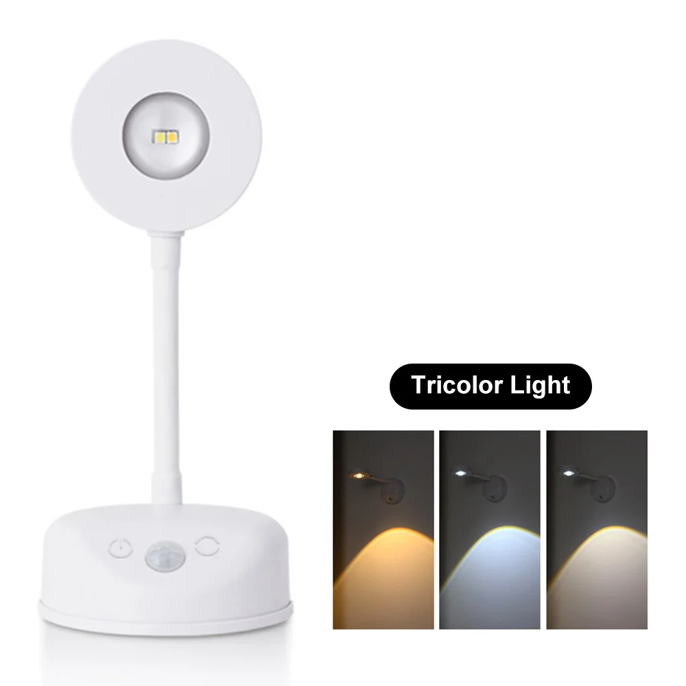 

Rechargeable LED Motion Sensor Night Light Touch Dimming Wall Lamp Living Room Mural Light Corridor Stairs Light Indoor Lighting