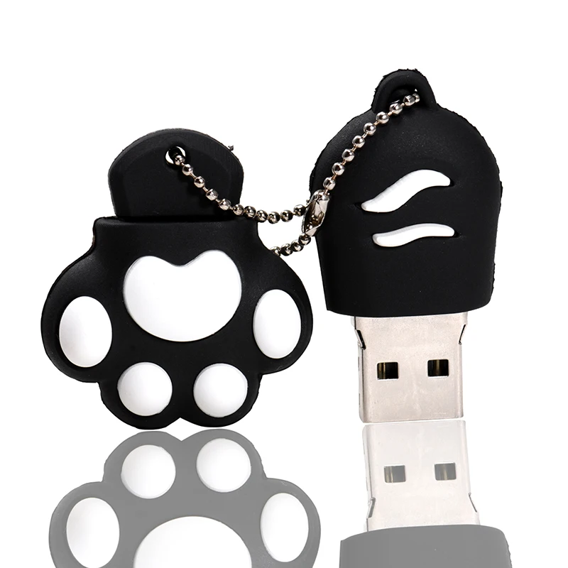 Cute Cat Claw Cartoon USB Drive 8GB Student Souvenir Memory Stick 16GB 32GB U Disk 64GB Pen Drive 4GB Flash Drive Wholesale ﻿