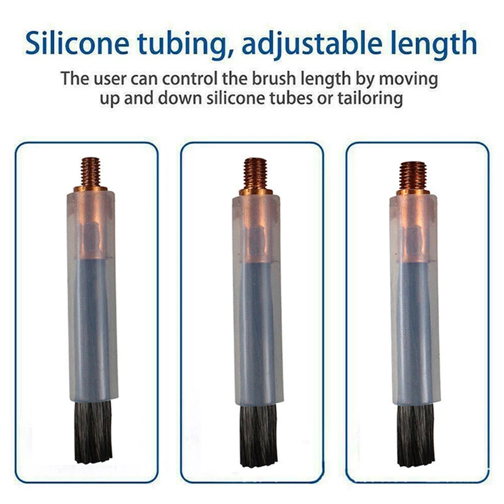 TIG WIG MIG Cleaning Brush M6 / 8/10 Cover Cleaning Weld Weldseam Cleaner For Electrolytic Pickling Welding Cleaning Accessories