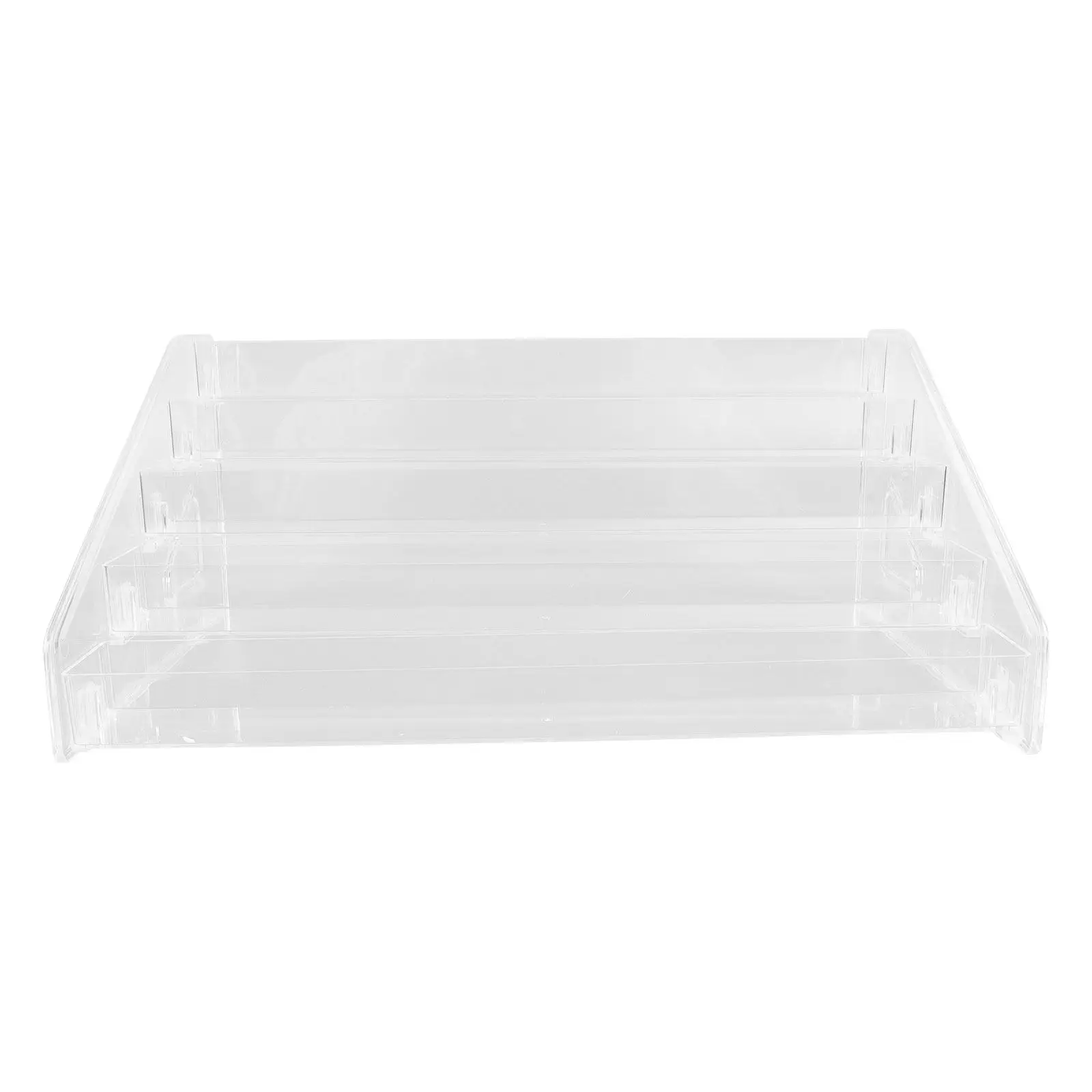 

1Pcs Transparent Acrylic Nail Polish Rack Organizer with Multi-Tier Display for Nail Polish Lip Gloss Lipstick Cotton Balls