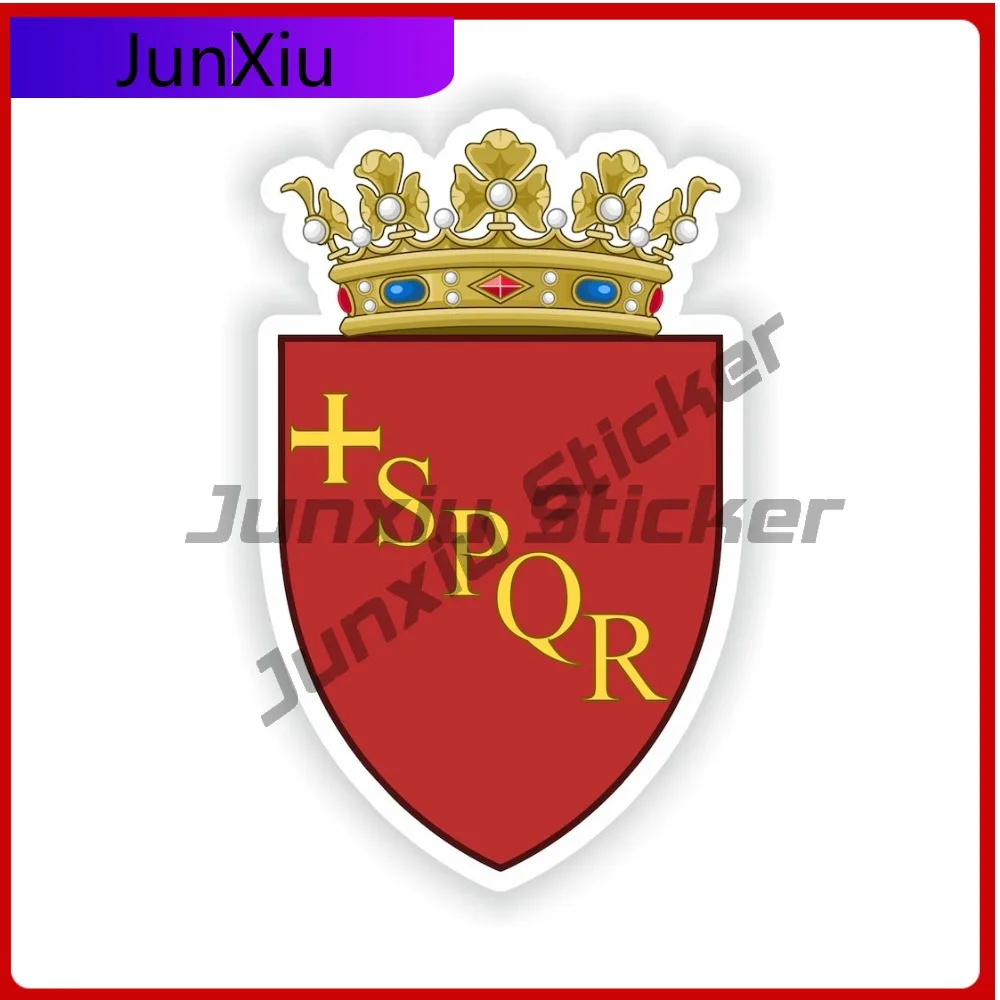 

Rome Lazio Coat Of Arms Sticker Italy Flag Graphic Vinyl Custom Decals Waterproof Stickers Cover Scratc Bumper Decoration Suv