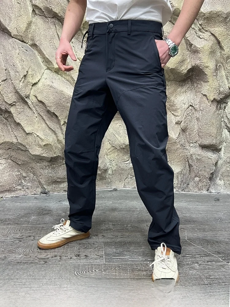 

Быстросохнущие дышащие повседневные брюки для активного отдыха и альпинизма мужские, серия PT, молодежные, из нейлона, полиэстера и спандекса, с 3D-кроем