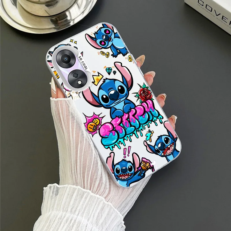 Disney Stitch Bnime For OPPO Realme 5 8 10 11 i Pro C 2 15 20 21 31 33 35 53 55 9i Colorful Phone Case Soft Funda Silicone Cover