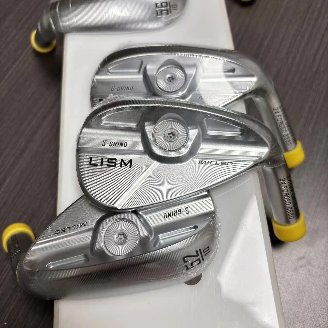 LISM 2024 New Golf Wedges 10 S-GRIND MILLED Silver high spin 50 52 54 56 58 60 With Steel Shaft Sand Wedge with Headcover