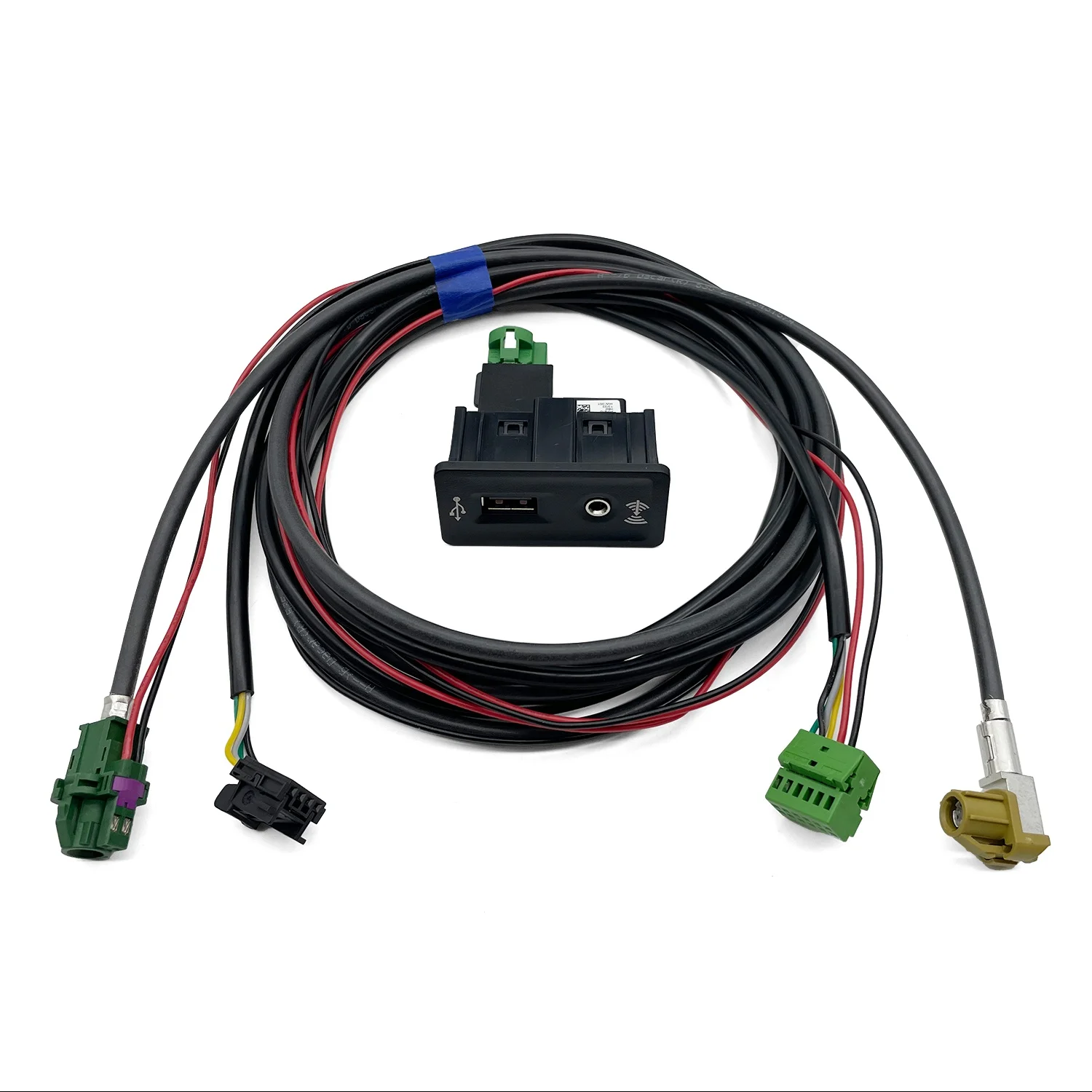 Interfaz USB AUX para Auto, Interruptor CarPlay Compatible con VW Golf 7 MK7 Passat B8 5G0 035 222 E 5Q0 035 726 E, Accesorios para Auto