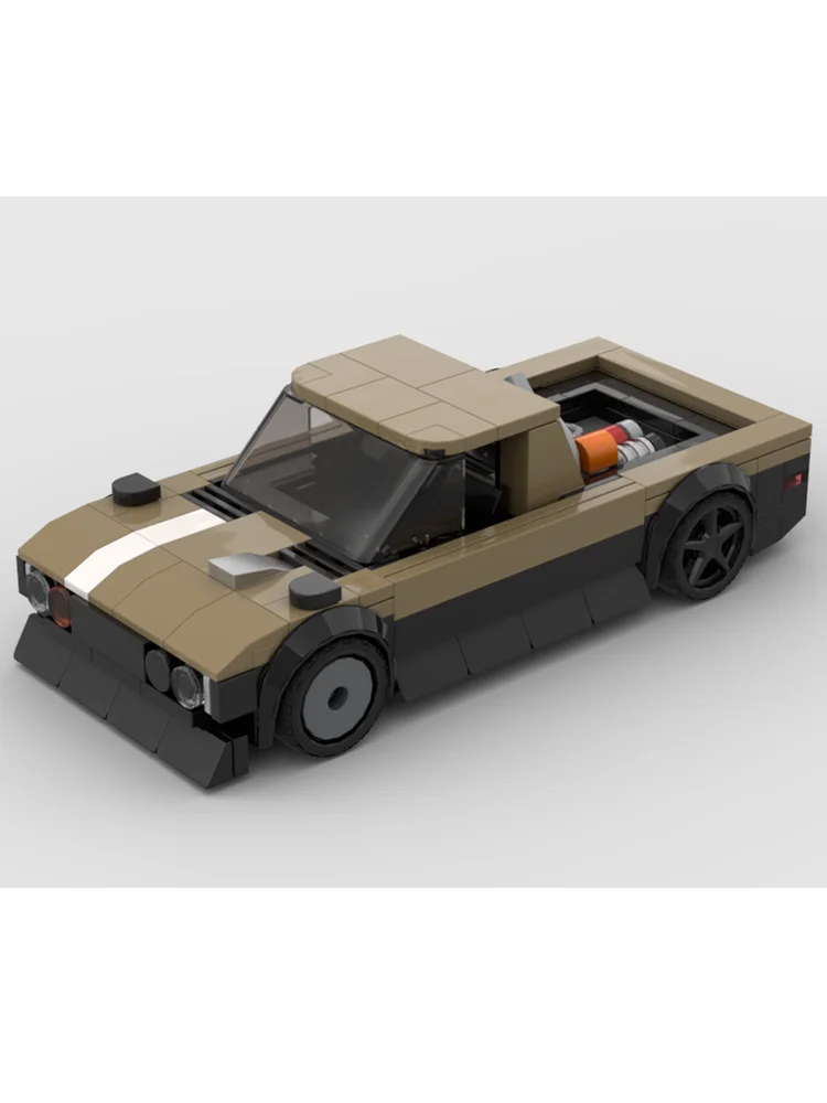 

Speed Champion New City MOC Tech Racing Building Brick 1977. Классический автомобиль Super Racing 620 DlY Block Игрушка в подарок