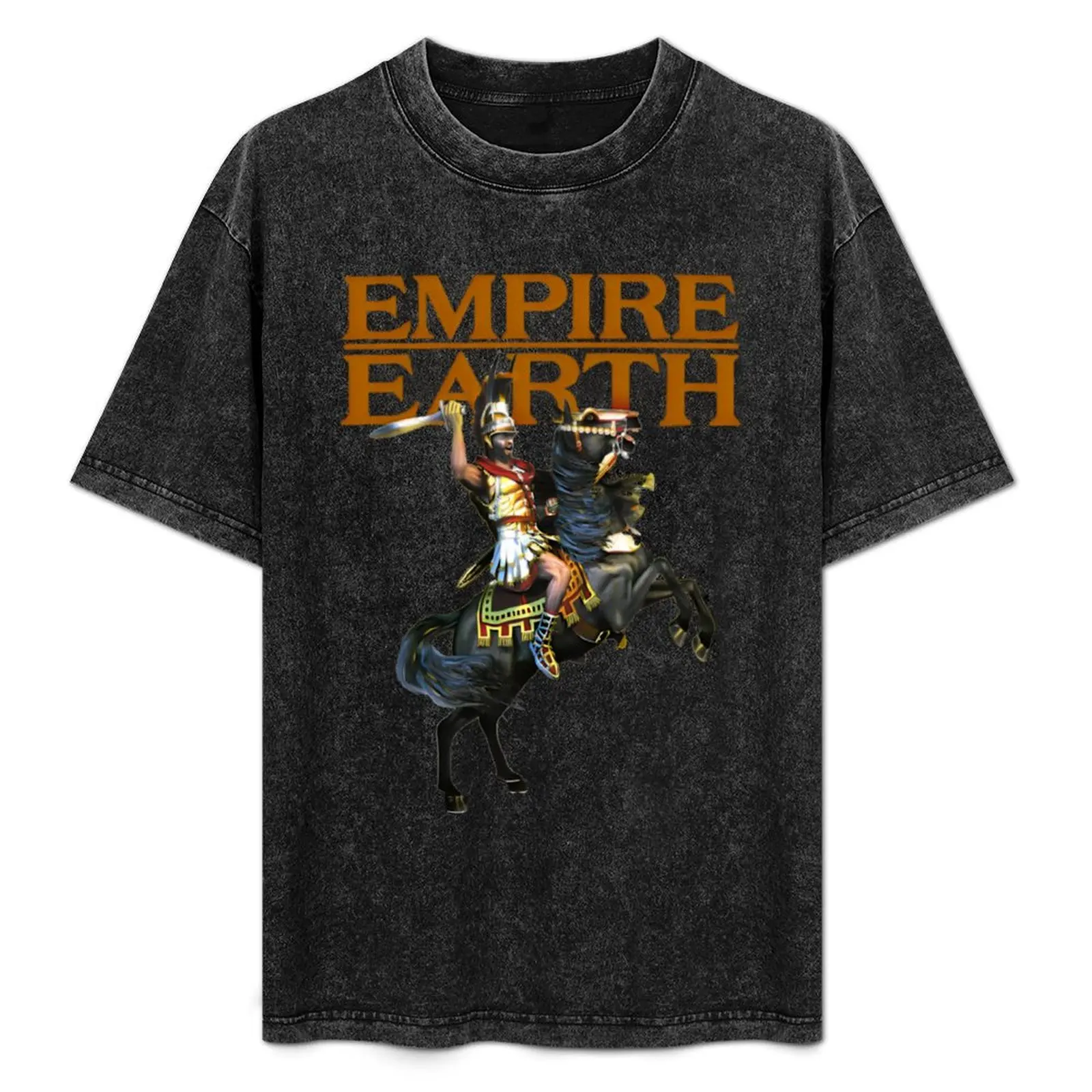 Camiseta Empire Earth de talla grande, camiseta de manga corta de verano