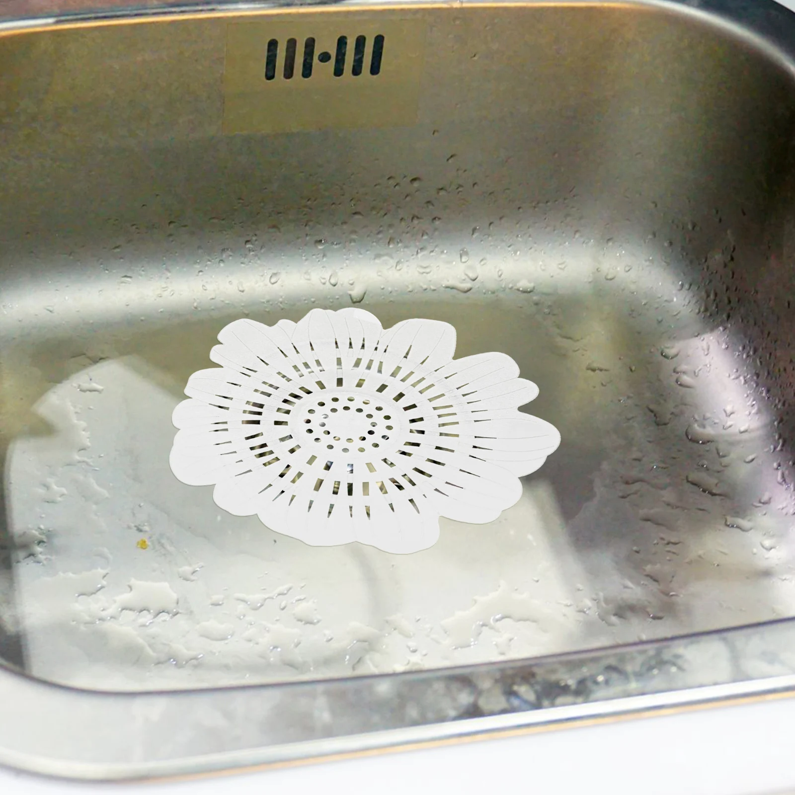 

5 Pcs Sink Filter Plug Drain Hair Catcher Garbage Disposal Stopper Flat Silica Gel Shower Mesh