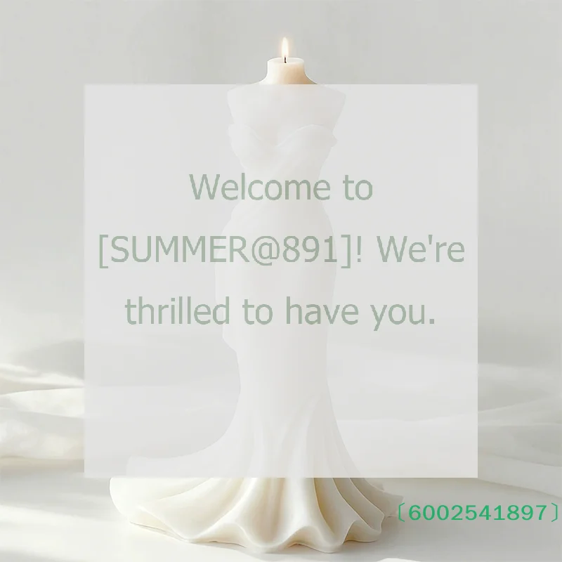 

Wedding Dress Candle Mold, Bridal Gown Silicone Mold for Scented Candle Making Flexible Baking DIY Cake Toppers & Resin Crafts