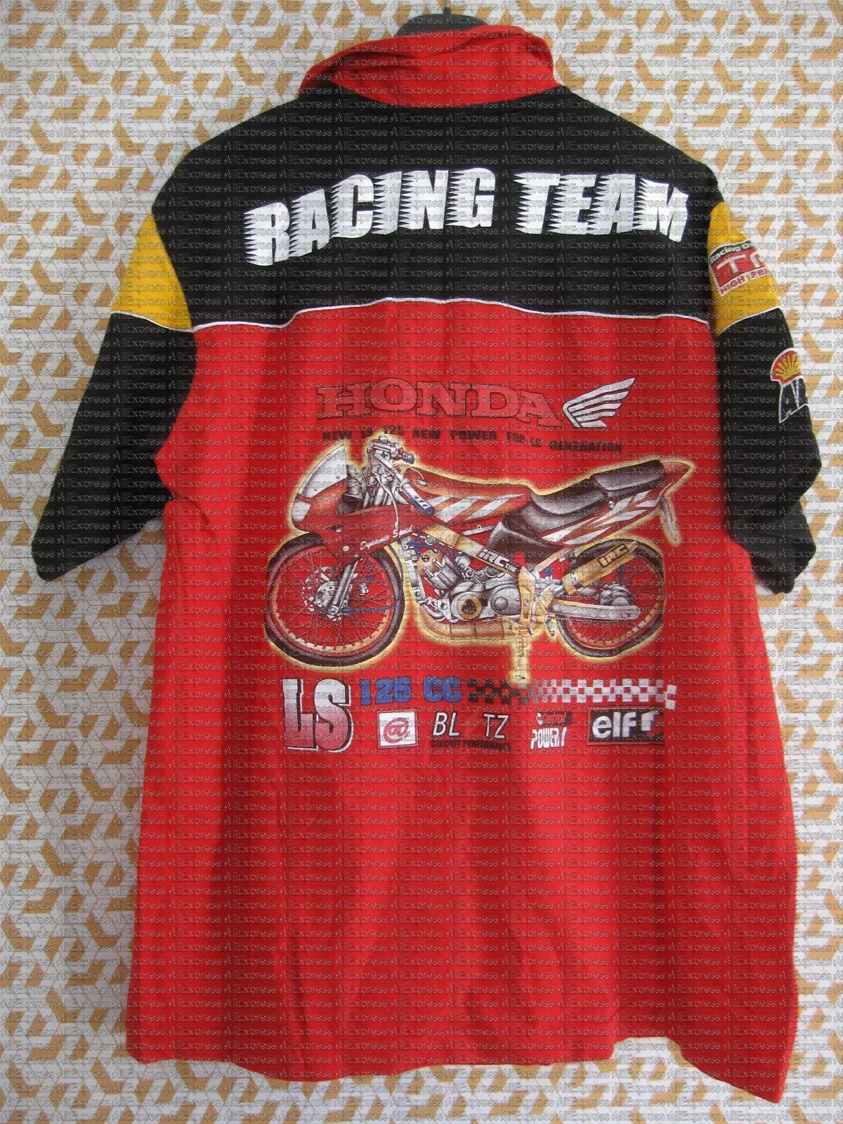 

Хонда Поло Moto Racing Team Coton Винтажный трикотаж Летняя футболка унисекс с короткими рукавами Быстросохнущая футболка для езды на мотоцикле для мужчин и женщин