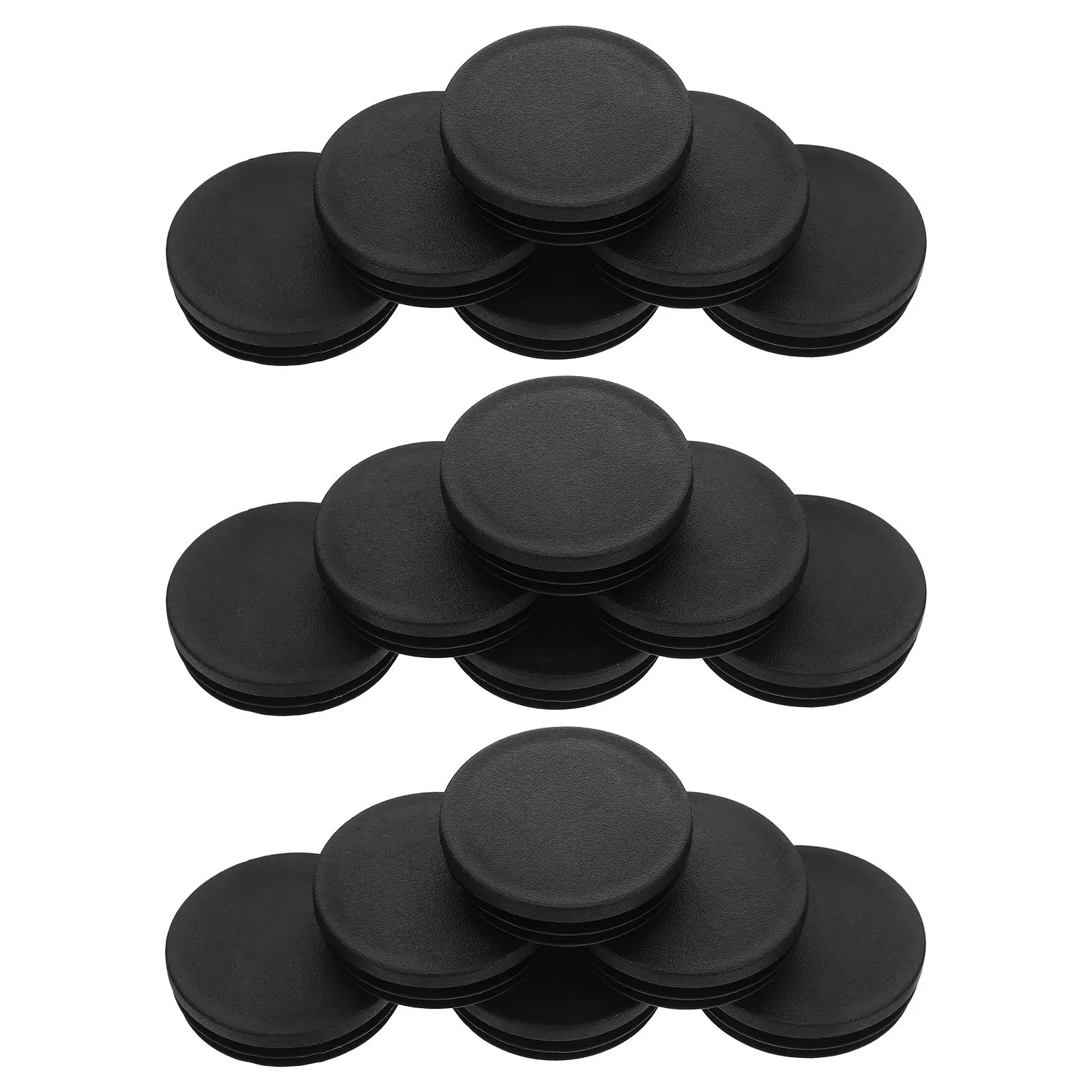 

50pcs Tube Stopper Caps 5Cm Round Furniture Leg Plugs Noise Reducing Floor Protectors For Chair Stool Table Legs End Cap Bung