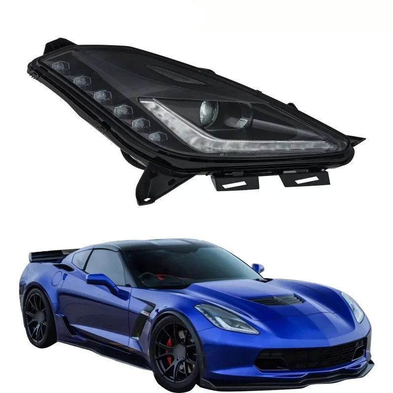 

GM2503403 Passenger Side Right Headlight W/Ballast HID Headlamp for Chevrolet Corvette C7 2014 2015 2016 2017-2019