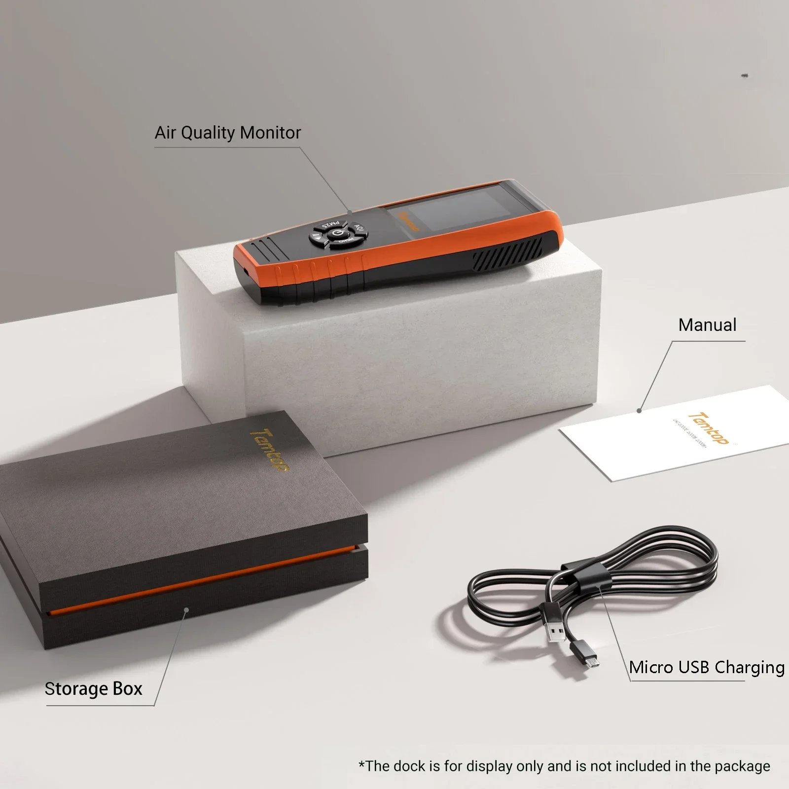 LKC-1000S+ 2nd Generation Professional Formaldehyde Mon itor Detector with HCHO/PM2.5/PM10/TVOC Data Export