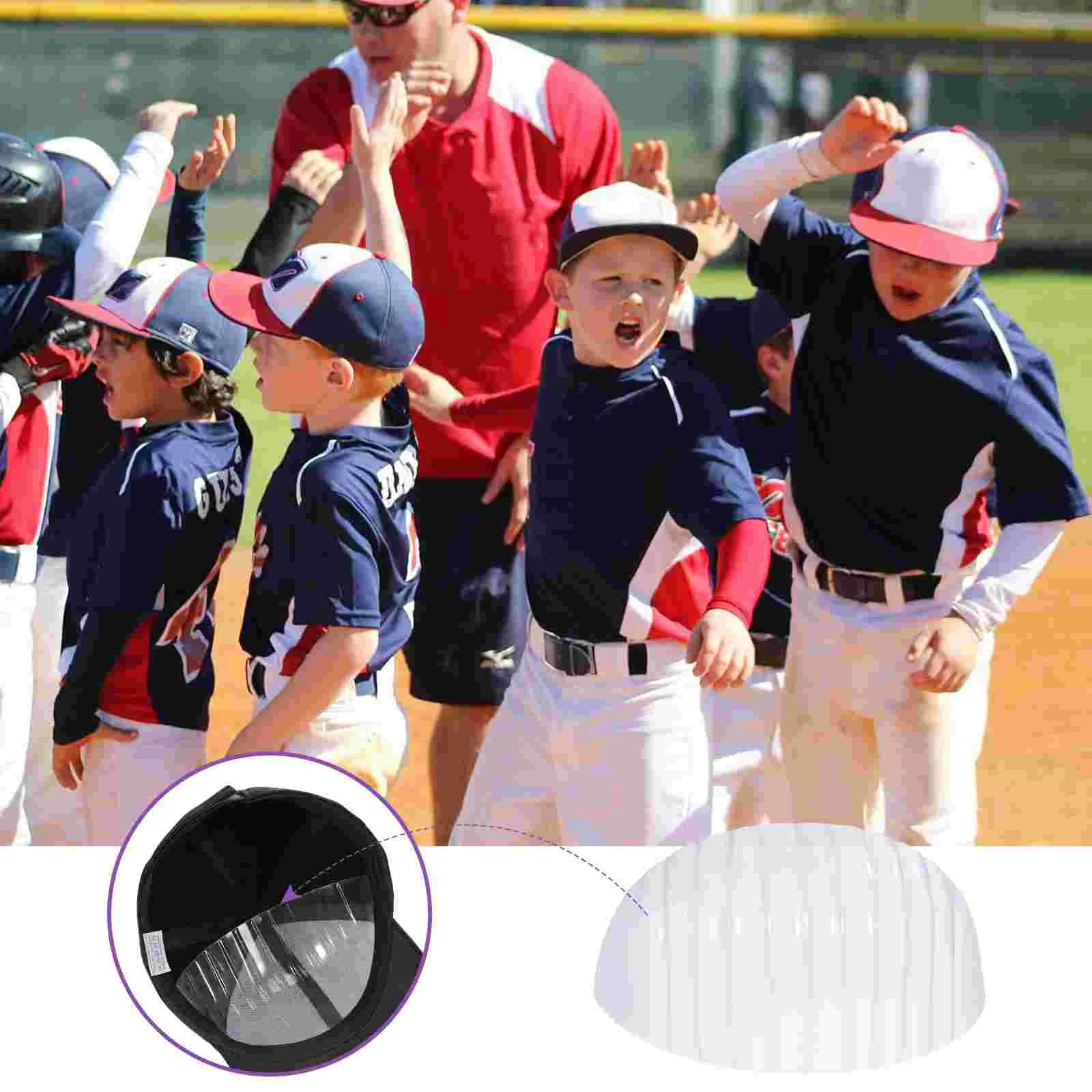 Support de chapeau de baseball pour enfants, casquettes à visière, plastique rempli à l'intérieur, demi-doublé, anti-déformation, rangement, T1