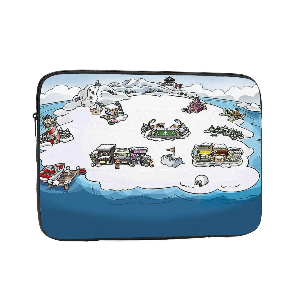 

Клубная карта пингвина, чехол для ноутбука 10, 12, 13, 15, 17 дюймов, сумка для ноутбука, противоударный чехол для планшета, сумка