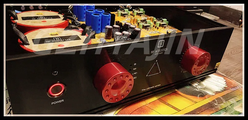 Refer to GaoWen 27ME Pre-AMP  flagship full balanced HIFI front original imported accessories, input sensitivity 100MV