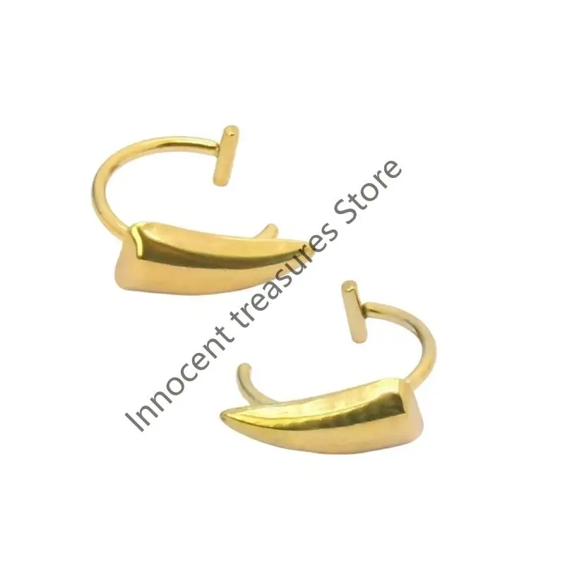 

3XUA креативные зажимы для губ из нержавеющей стали с клыками для губ без пирсинга, украшения для губ, шпильки, идеально для и