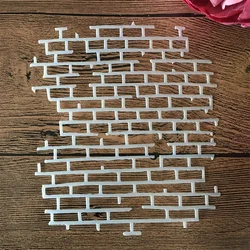 13*13cm Irregular Brick Wall Background DIY Layering Stencils Painting Scrapbook Coloring Embossing Album Decorative Template