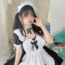 

Japanese Maid Outfit Miracle Nikki Two-dimensional Anime Cosplay Costume Lolita Dress Plus Size Maid Loli Soft Sister Skirt
