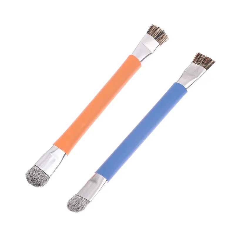 1Pcs Anti-Static ESD Double Headed Brush Hard Brushing Brush Anti-Static Safe Brush For Mobile Motherboard Repair Clean Tools