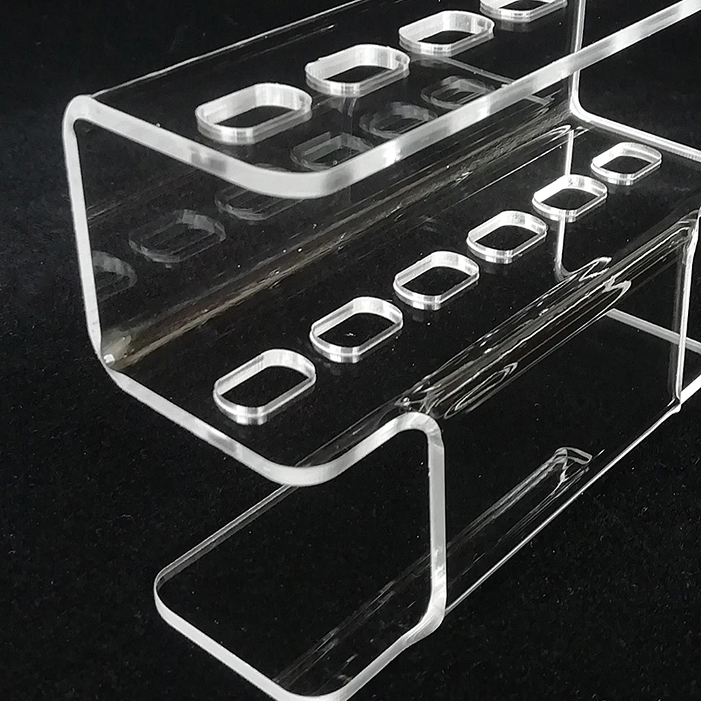 ที่วางแหนบต่อขนตา 6 ช่อง พร้อมขาตั้งโชว์ ขนาด 135x40x80 มม.