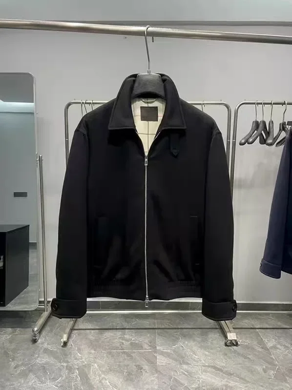 

Italian LP 25aw old money wind embroidered wool-blend casual jacket