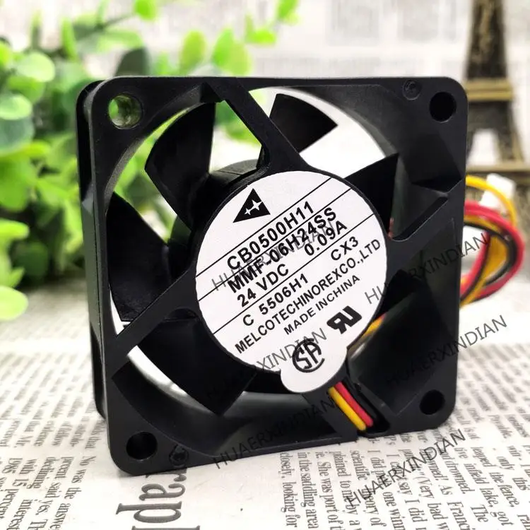 Новый комплект охлаждающих вентиляторов CB0500H11 MMF-06H24SS 24V 6025 6CM
